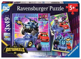 Ravensburger 3x49pc Batwheels