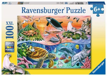 Ravensburger 100pc Xxl Beautiful Ocean