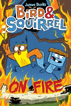 Bird And Squirrel On Fire