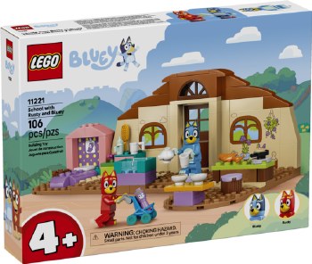 Lego Bluey School With Rusty And Bluey 11221