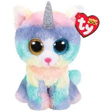 Ty Beanie Boos Heather Cat Medium