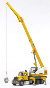 Bruder Mack Granite Liebherr Crane Truck 02818