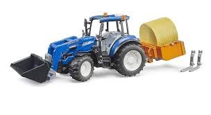 Bruder New Holland Powerstar T5.120 With Load Box And Accessories