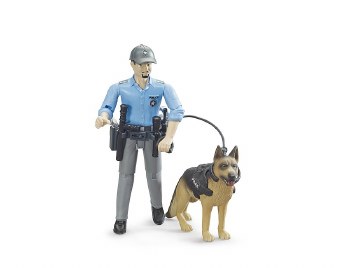 Bruder Policeman With Dog