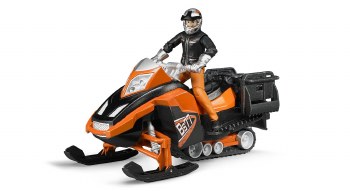 Bruder Snowmobile With Driver & Accessories 63101
