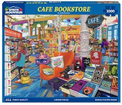 White Mountain 1000pc Cafe Bookstore