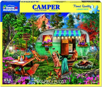 White Mountain 1000pc Camper