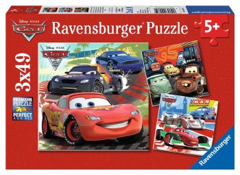 Ravensburger 3x49pc Worldwide Racing Cars