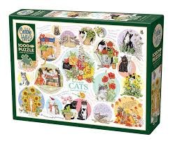 Cobble Hill 1000pc Cat Thoughts