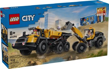 Lego City Dump Truck And Front End Loader 60494