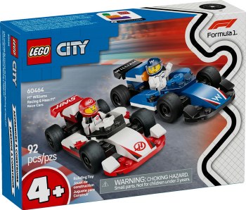 Lego City F1 Williams Racing & Haas F1 Race Cars 60464