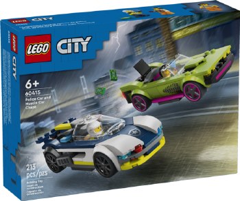 Lego City Police Car With Muscle Car Chase 60415