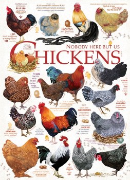 Cobble Hill 1000pc Chicken Quotes
