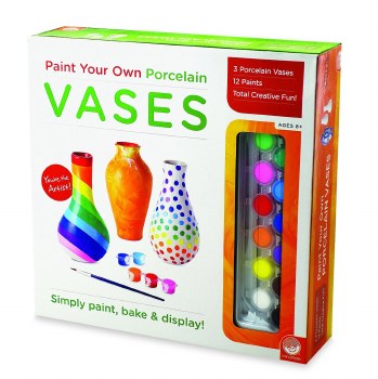 Mindware Color Your Own Porcelain Vases