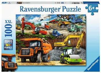 Ravensburger 100pc Xxl Construction Vehicles