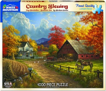 White Mountain 1000pc Country Blessing
