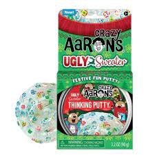 Crazy Aarons Thinking Putty Ugly Christmas Sweaters