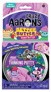 Crazy Aarons Thinking Putty Better Butter Berry Butter