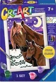 Creart Paint By Number Horses At Midnight
