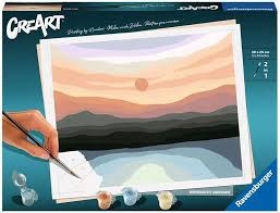Ravensburger Creart Pbn Minimalistic Landscape 30x24 23536