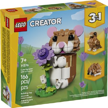 Lego Creator Cute Hamster With Flower 31376