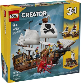 Lego Creator Iconic Pirate Ship 31387