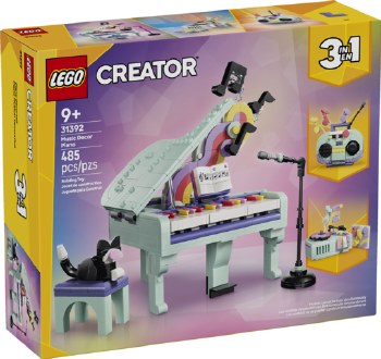 Lego Creator Music Decor Piano With Cat 31392