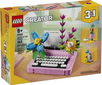 Lego Creator Typewriter With Flowers 31169