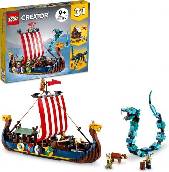 Lego Creator Viking Ship And The Midgard Serpent 31132
