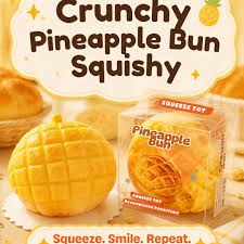 Pineapple Bun Crunchy Squishy