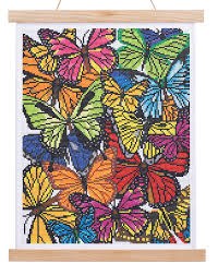 Crystal Art Scroll Kit Technicolour Kaleidoscope