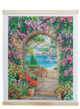 Crystal Art Scroll Kit Window To Paradise