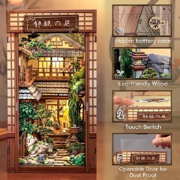 Cutebee Diy Book Nook Kit Serene Courtyard