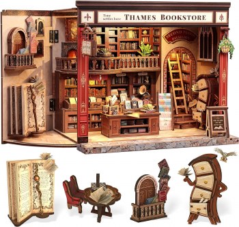 Cutebee Diy Mini House Thames Bookstore