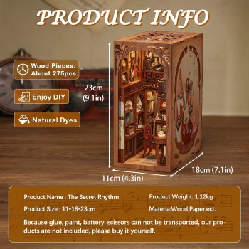 Cutebee Book Nook Kit The Secret Rhythm