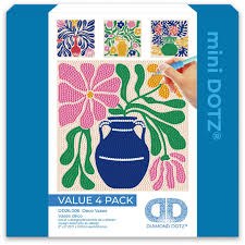 Diamond Dotz Mini Dotz Deco Vases 4 Pack