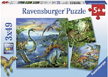 Ravensburger 3x49pc Dinosaur Facination