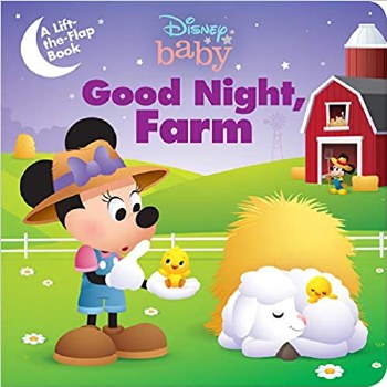Disney Baby Good Night Farm Lift The Flap Book