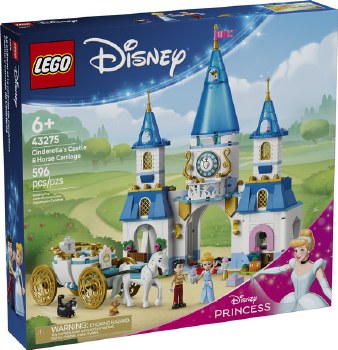 Lego Disney Cinderellas Castle & Horse Carriage 43275