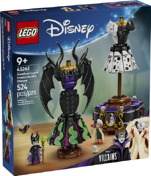 Lego Disney Maleficents And Cruella De Vils Dresses 43262