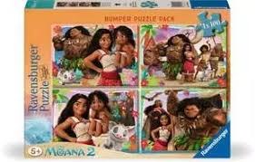Ravensburger Moana 2 Bumper Puzzle Pack 4x100