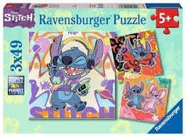 Ravensburger 3x49pc Disney Stitch Play The Day Away