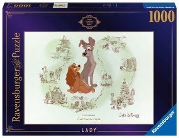 Ravensburger 1000pc Disney Vault Lady And The Tramp