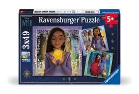 Ravensbuger 3x49pc Disney Wish