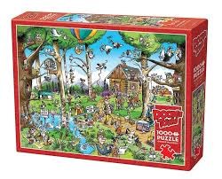 Cobble Hill 1000pc Doodle Town Birdwatchers Paradise