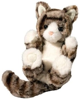 Douglas Lil Baby Gray Striped Cat