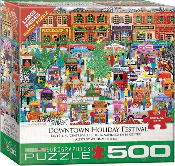 Eurographics 500pc Downtown Holiday Festival