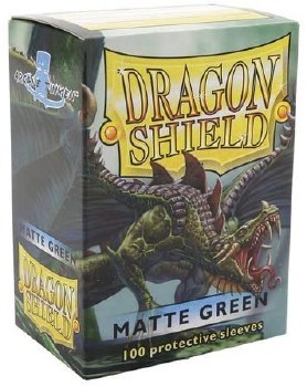 Dragon Shield Sleeve Green Matte 100pc