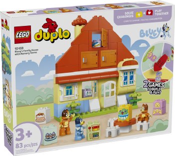 Lego Duplo Blueys Family House With Memory Game 10459