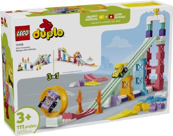Lego Duplo 3 In 1 Creative Ramps With Vehicles 10478